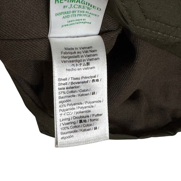 J. Crew Lightweight Highland Skye Jacket Olive Green Size M - Picture 6 of 7